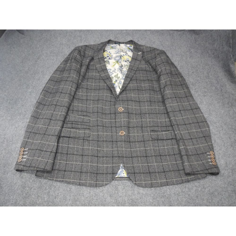 Paisley & Gray Men's Gray Plaid Sport Coat